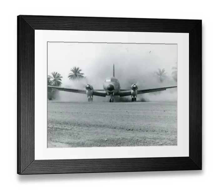 Framed Print : Hawker Siddeley HS748 during a demonstration tour Framed Print : Hawker Siddeley HS748 during a demonstration tour