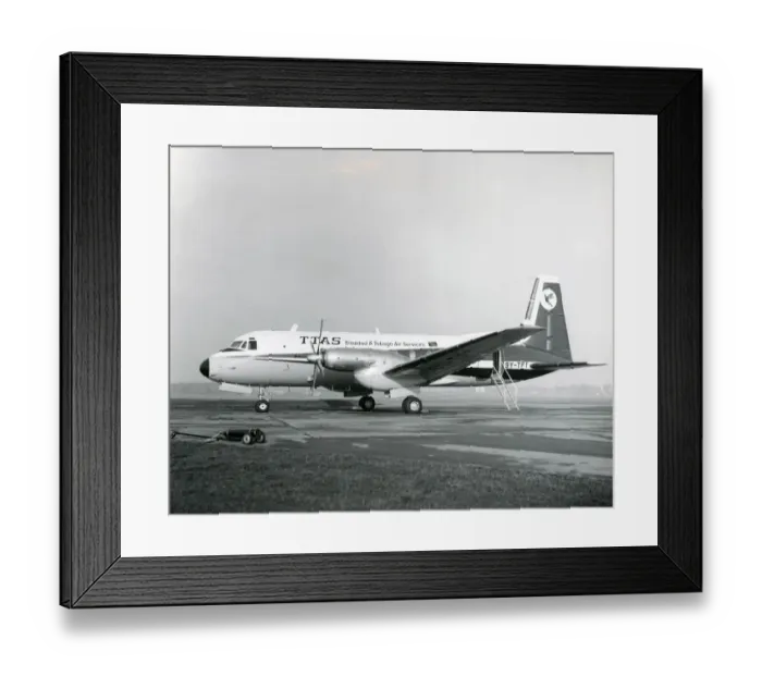 Framed Print : Hawker Siddeley HS748 Series 2A, 9Y-TFT Framed Print : Hawker Siddeley HS748 Series 2A, 9Y-TFT