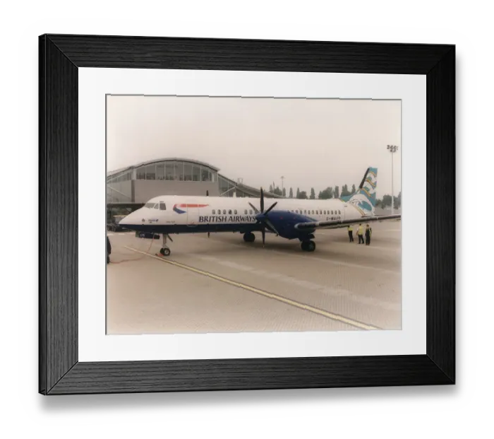 Framed Print : British Aerospace ATP, G-MAUD, of British Airways Framed Print : British Aerospace ATP, G-MAUD, of British Airways