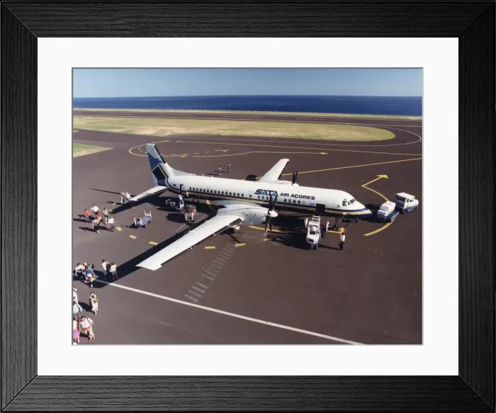 Framed Print : British Aerospace ATP, CS-TGL, of SATA Air Acores