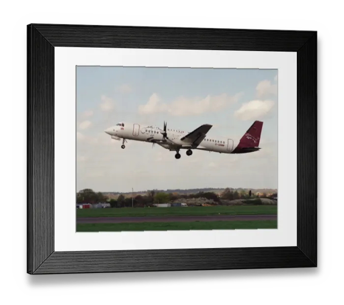 Framed Print : British Aerospace ATP, G-OBWM, of British World Airlines Framed Print : British Aerospace ATP, G-OBWM, of British World Airlines