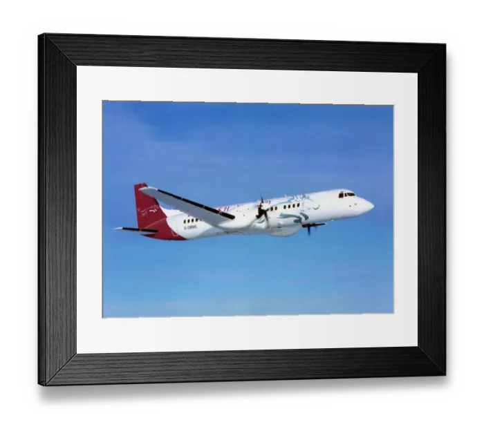 Framed Print : British Aerospace ATP, G-OBWL, of British World Airlines Framed Print : British Aerospace ATP, G-OBWL, of British World Airlines