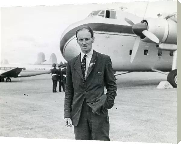 P. R. Hornage, Bristol test pilot - 1947 RAeS Garden Party