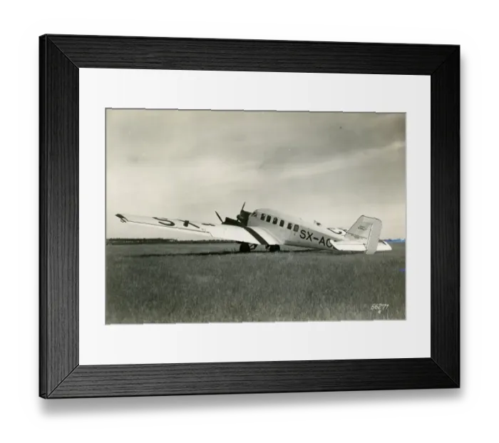 Framed Print : Junkers G24, SX-ACE, Patrai, of SHCA Framed Print : Junkers G24, SX-ACE, Patrai, of SHCA