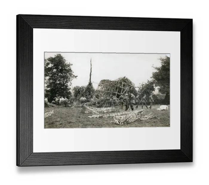 Framed Print : Remains of Zeppelin L32 (LZ74) at Great Burstead, Billericay Framed Print : Remains of Zeppelin L32 (LZ74) at Great Burstead, Billericay