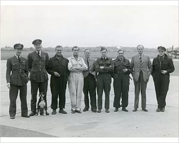 Hawker test pilots
