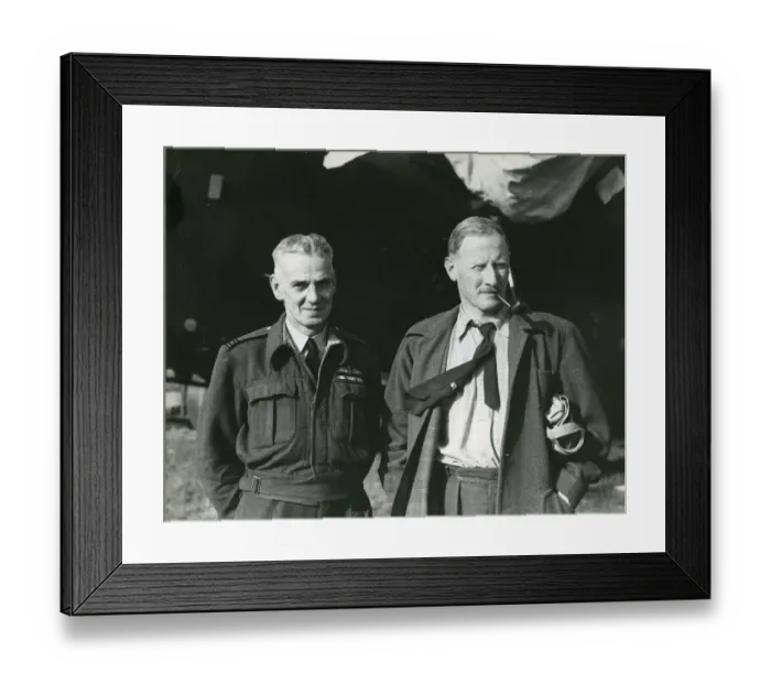 Framed Print : Flight Lieutenant W. S. Coates and J. A. Rogers - test pilots Framed Print : Flight Lieutenant W. S. Coates and J. A. Rogers - test pilots