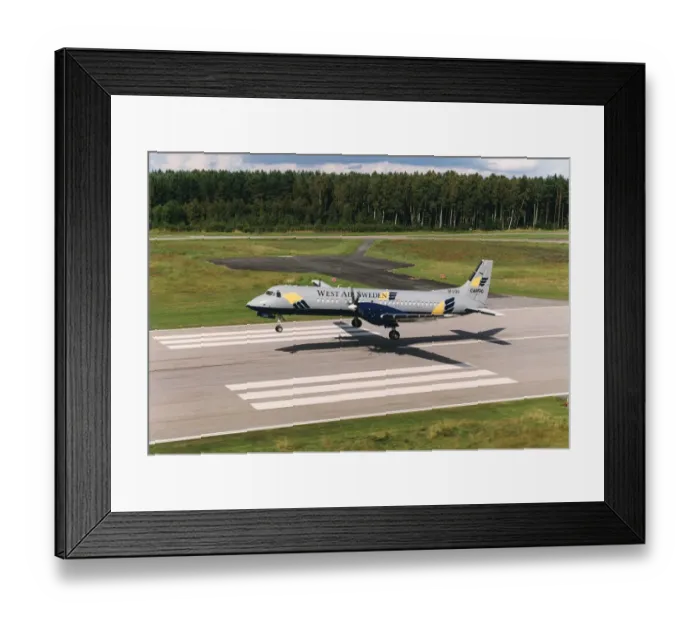 Framed Print : British Aerospace ATP freighter, SE-LGU, of West Air Sweden Framed Print : British Aerospace ATP freighter, SE-LGU, of West Air Sweden