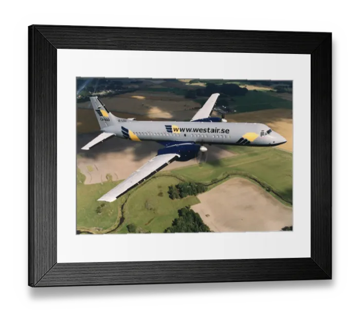 Framed Print : British Aerospace ATP freighter, SE-LGU, of West Air Sweden Framed Print : British Aerospace ATP freighter, SE-LGU, of West Air Sweden