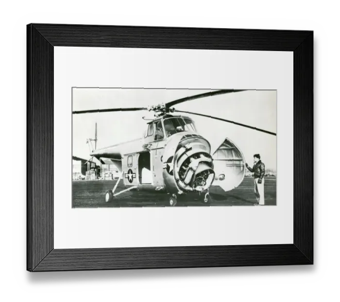 Framed Print : Sikorsky S-55 Framed Print : Sikorsky S-55