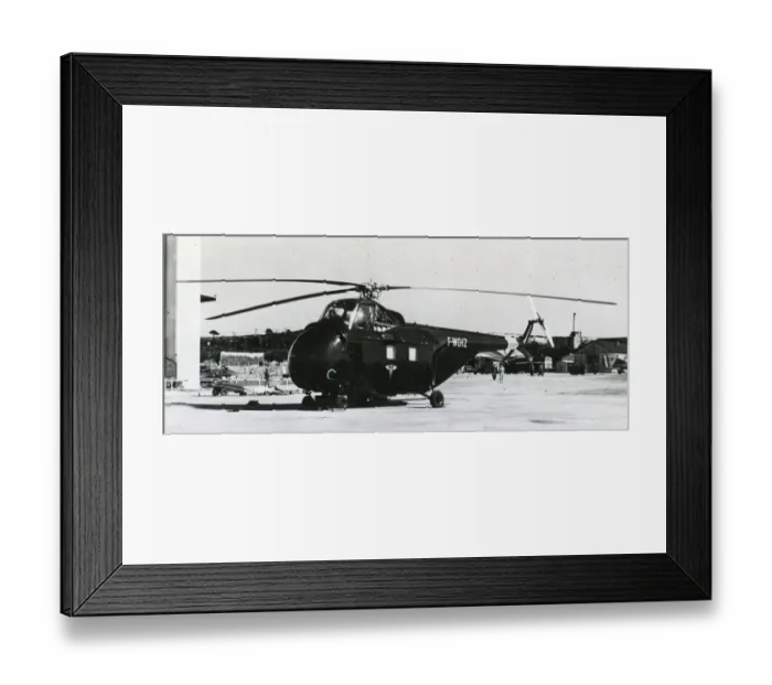 Framed Print : Sikorsky S-55, F-WGIZ Framed Print : Sikorsky S-55, F-WGIZ