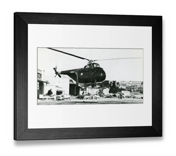 Framed Print : Sikorsky S-55, F-WGIZ Framed Print : Sikorsky S-55, F-WGIZ