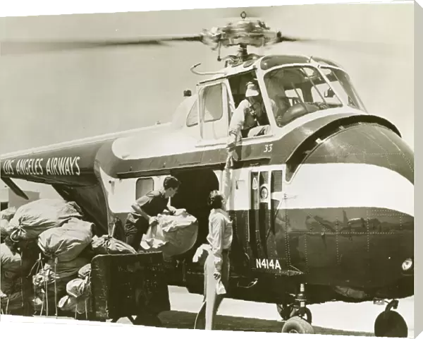 Sikorsky S-55, N414A, of Los Angeles Airways