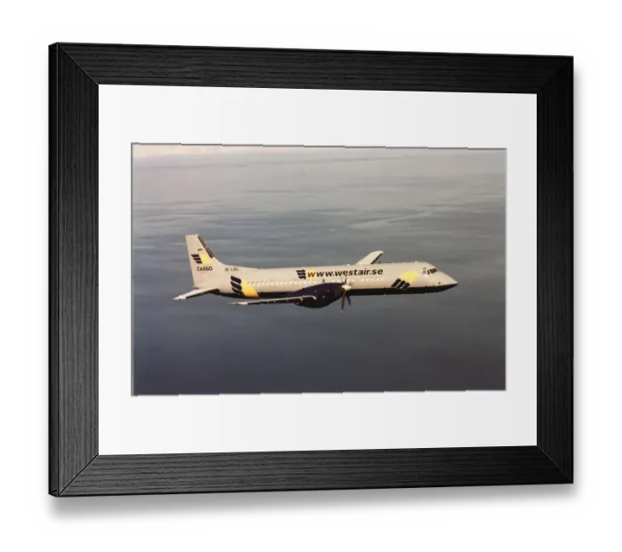 Framed Print : British Aerospace ATP freighter, SE-LGU, of West Air Sweden Framed Print : British Aerospace ATP freighter, SE-LGU, of West Air Sweden