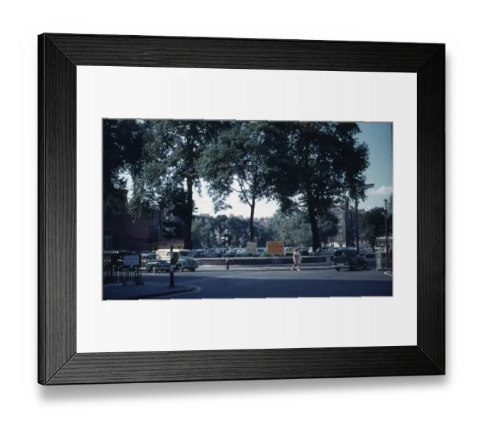 Framed Print : Portland Square, London, c. 1960 Framed Print : Portland Square, London, c. 1960