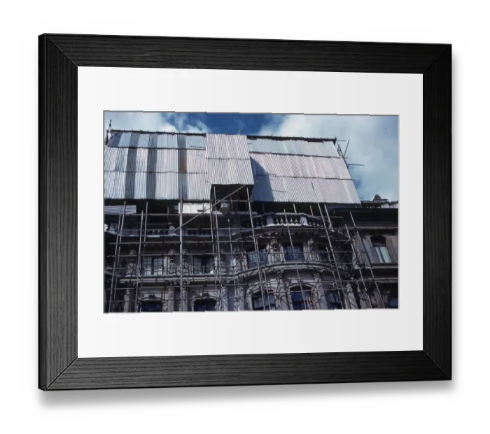 Framed Print : No. 4 Hamilton Place with corrugated iron roof Framed Print : No. 4 Hamilton Place with corrugated iron roof