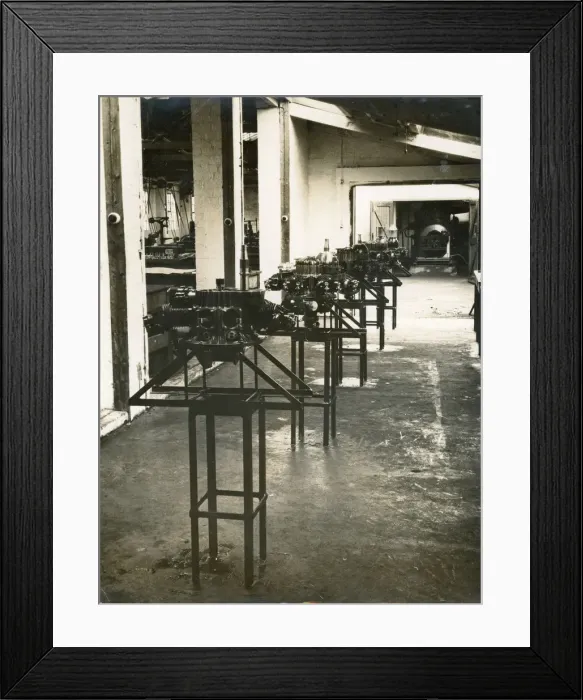 Framed Print : Erection Bay and stands with engines Framed Print : Erection Bay and stands with engines