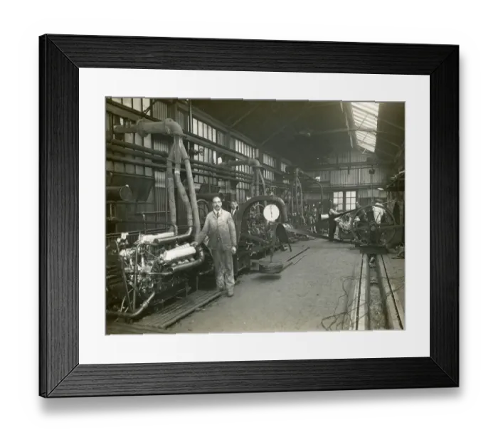 Framed Print : Test house in the Napier factory Framed Print : Test house in the Napier factory