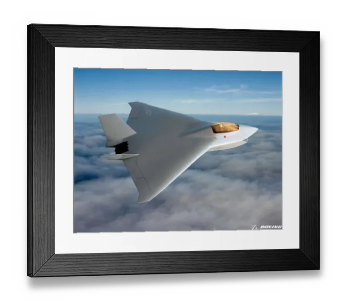 Framed Print : An artist?s impression of the Boeing entry in the Joint? Framed Print : An artist?s impression of the Boeing entry in the Joint?