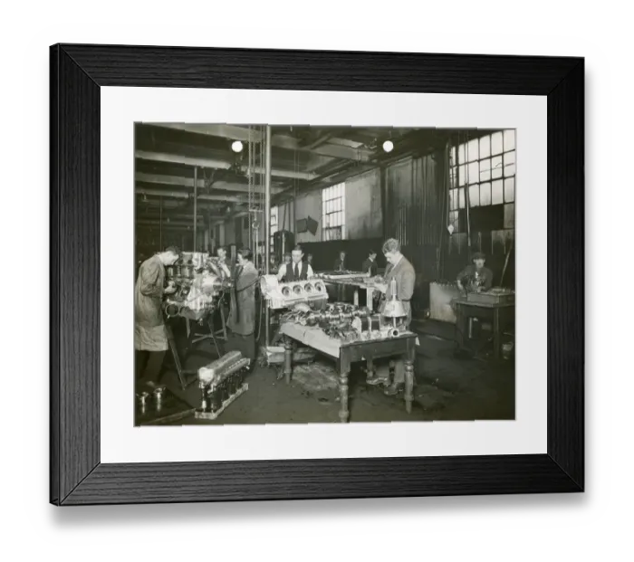 Framed Print : AID inspection of Napier engine Framed Print : AID inspection of Napier engine