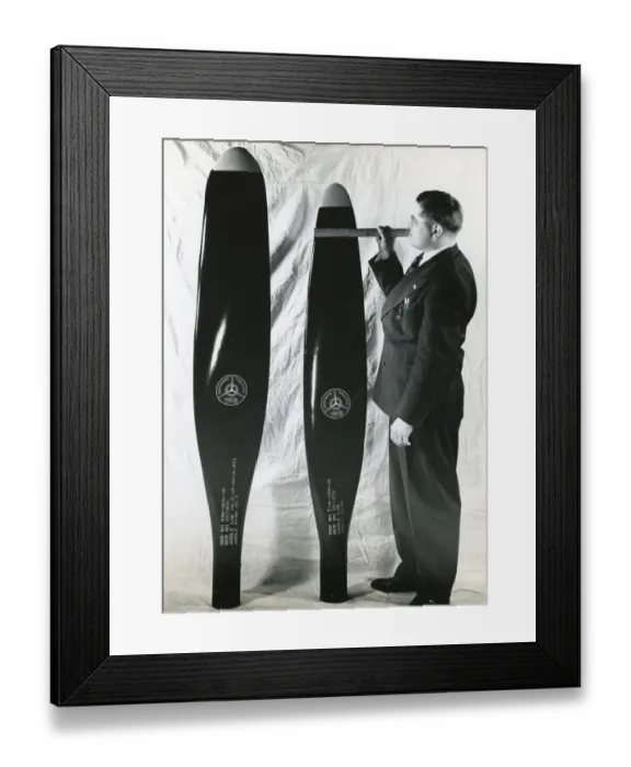 Framed Print : Curtiss-Wright propeller blade with wider hollow steel ? Framed Print : Curtiss-Wright propeller blade with wider hollow steel ?