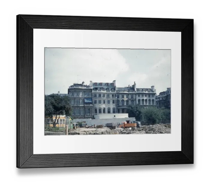 Framed Print : No. 4 Hamilton Place during final stages of Lecture Theatre Framed Print : No. 4 Hamilton Place during final stages of Lecture Theatre