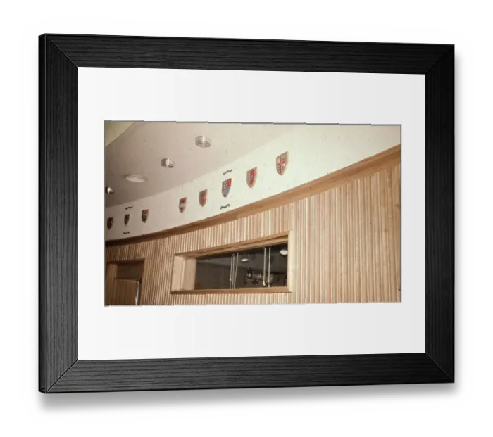 Framed Print : Projection window and rear exit in the new Lecture Theatre Framed Print : Projection window and rear exit in the new Lecture Theatre