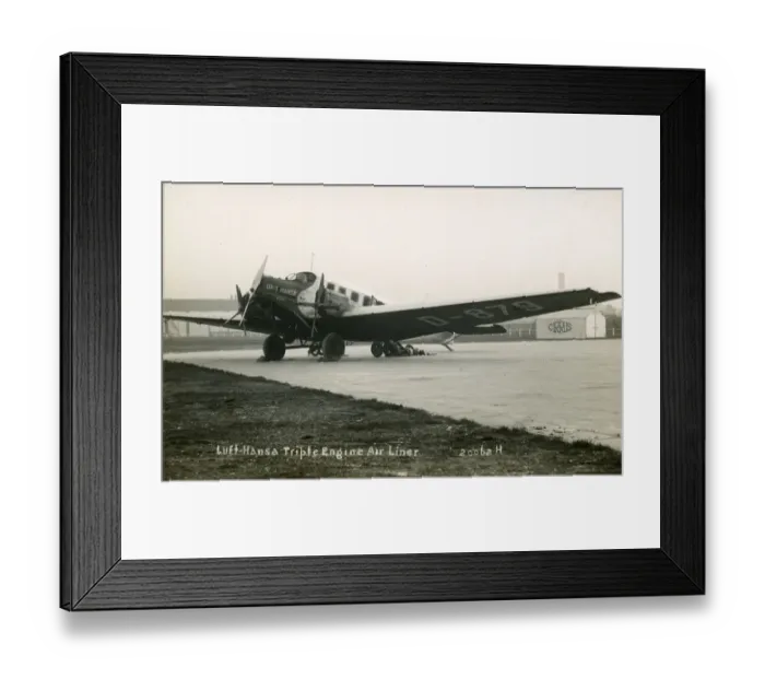 Framed Print : Junkers G24, D-879, Pluto, of Luft Hansa Framed Print : Junkers G24, D-879, Pluto, of Luft Hansa