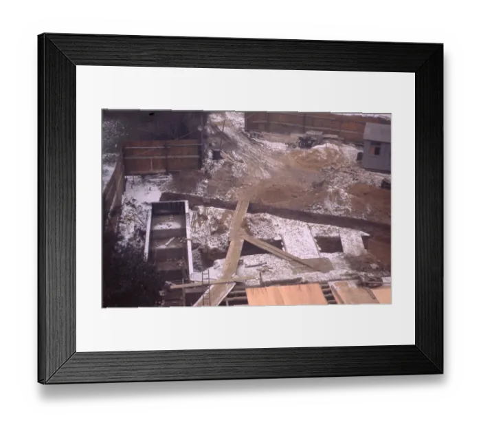Framed Print : Excavation of the garden at No. 4 Hamilton Place Framed Print : Excavation of the garden at No. 4 Hamilton Place