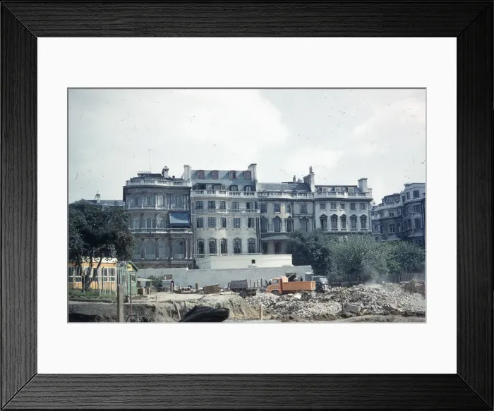 Framed Print : No. 4 Hamilton Place during final stages of Lecture Theatre Framed Print : No. 4 Hamilton Place during final stages of Lecture Theatre