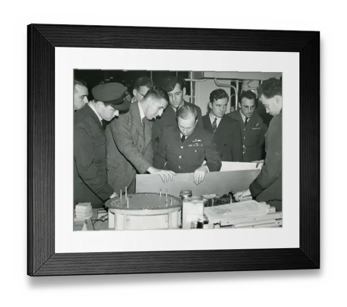 Framed Print : Seventeen students on the seventh Test Pilots? Course a? Framed Print : Seventeen students on the seventh Test Pilots? Course a?
