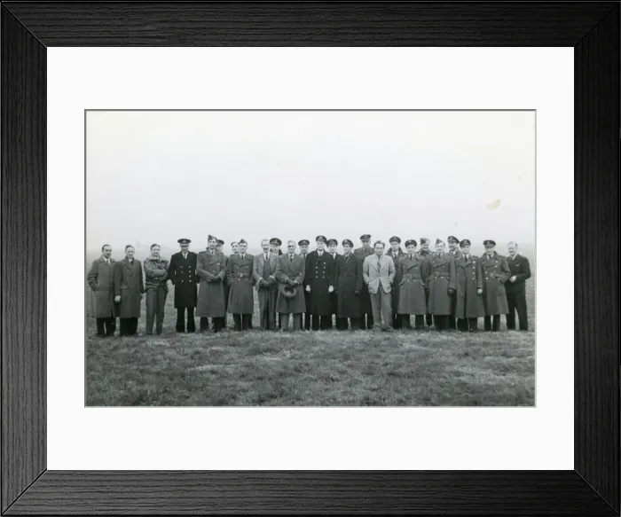 Framed Print : A section of the students and staff of the Empire Test ? Framed Print : A section of the students and staff of the Empire Test ?