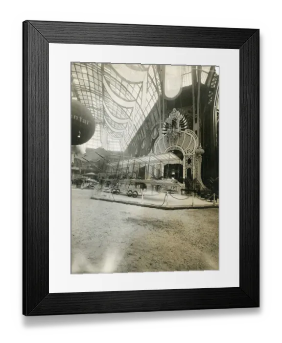 Framed Print : Henri Farman stand at the Salon Aeronautique - Grand Palais Framed Print : Henri Farman stand at the Salon Aeronautique - Grand Palais