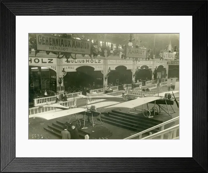 Framed Print : The Hanriot stand at the Salon De Bruxelles in 1910 Framed Print : The Hanriot stand at the Salon De Bruxelles in 1910