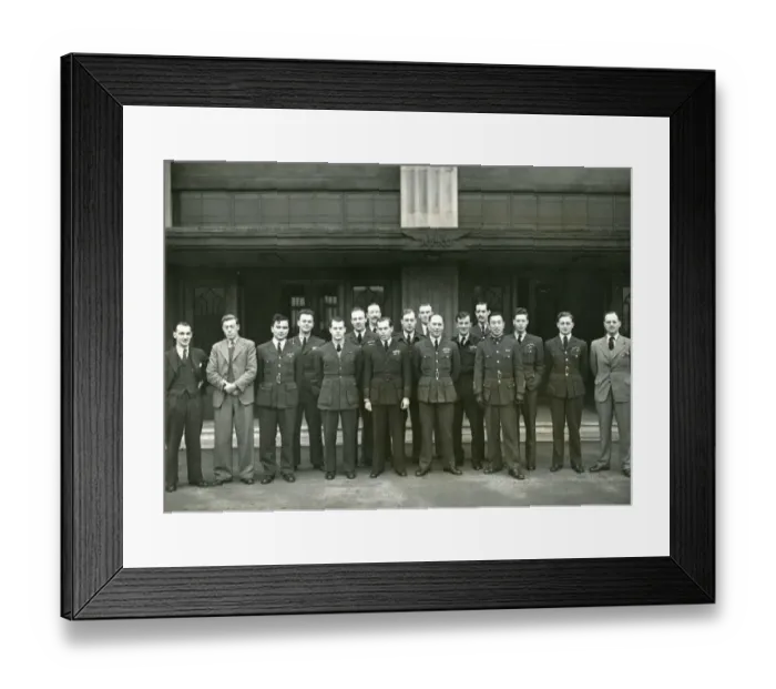Framed Print : Group Captain Wilson?s team from the Empire Test Pilots? Framed Print : Group Captain Wilson?s team from the Empire Test Pilots?