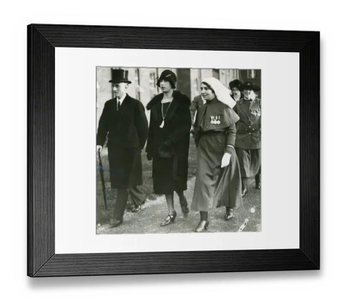 Framed Print : Princess Mary leaving after inspecting the new RAF Hospital Framed Print : Princess Mary leaving after inspecting the new RAF Hospital