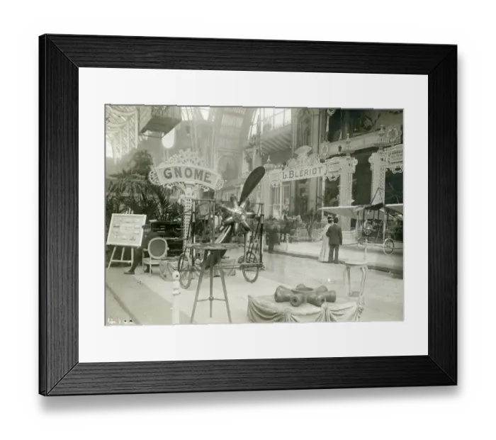 Framed Print : Gnome stand at the Salon Aeronautique - Grand Palais, Paris Framed Print : Gnome stand at the Salon Aeronautique - Grand Palais, Paris