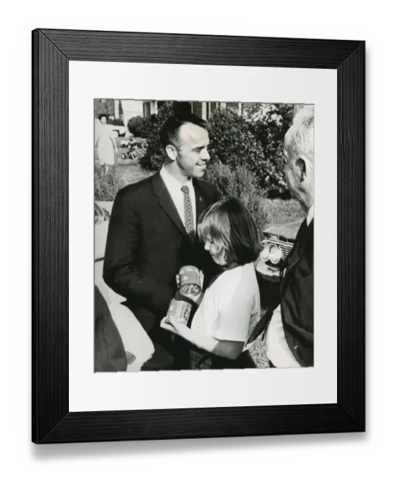 Framed Print : The first American in space, Commander Alan B. Shepard ? Framed Print : The first American in space, Commander Alan B. Shepard ?