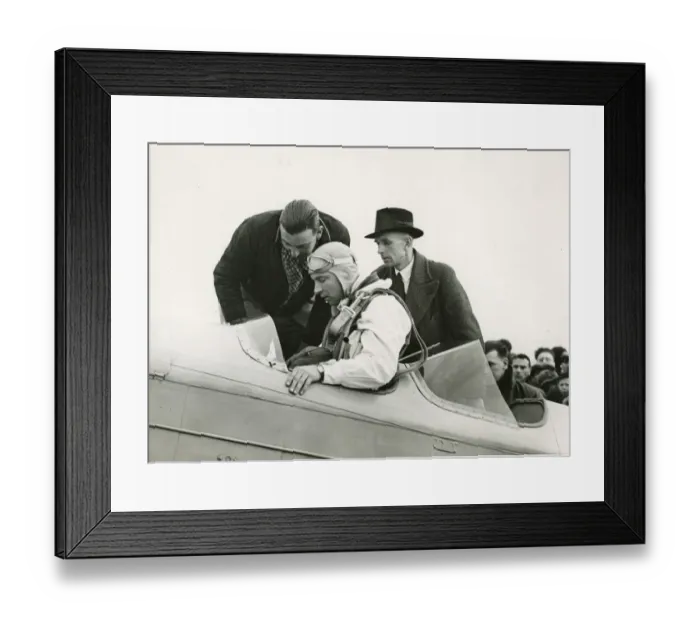 Framed Print : ?Birdman? Clem Sohn, 1910-1937, at Hanworth Framed Print : ?Birdman? Clem Sohn, 1910-1937, at Hanworth