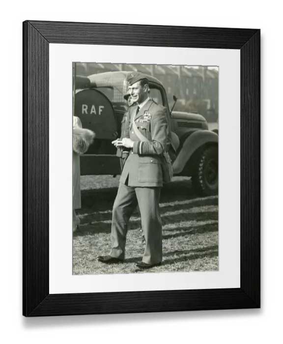 Framed Print : HM King George VI in RAF uniform Framed Print : HM King George VI in RAF uniform