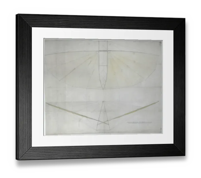 Framed Print : Percy Pilcher Drawings Framed Print : Percy Pilcher Drawings