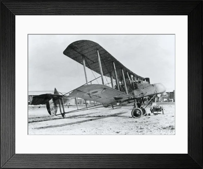 Framed Print : RAF FE-2b. RAF FE-2B Parked Date: 1910s Framed Print : RAF FE-2b. RAF FE-2B Parked Date: 1910s