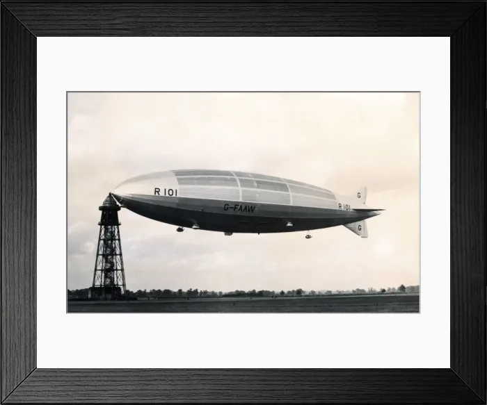 Framed Print : Royal Airship Works R-101 Framed Print : Royal Airship Works R-101