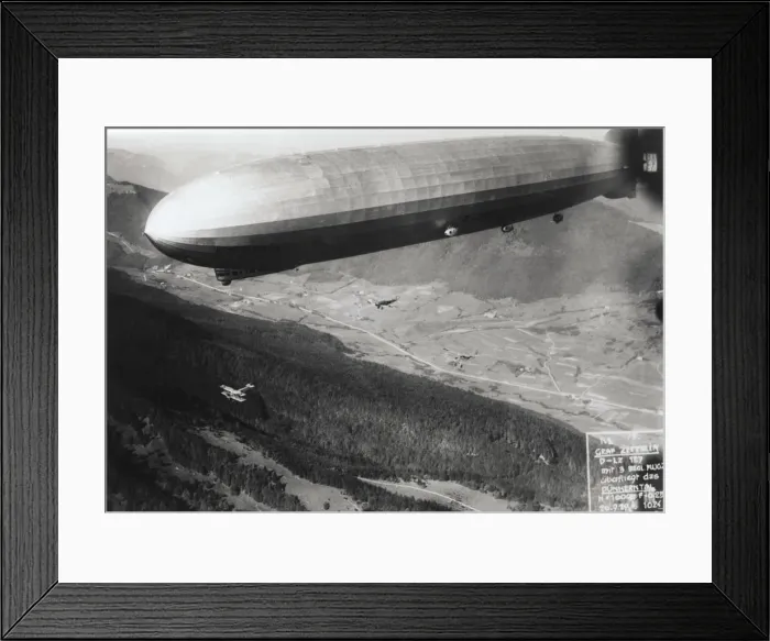 Framed Print : Zeppelin LZ-127 GRAF Zeppelin Framed Print : Zeppelin LZ-127 GRAF Zeppelin