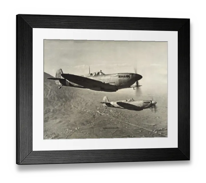 Framed Print : Supermarine Spitfire 9 / IX Framed Print : Supermarine Spitfire 9 / IX