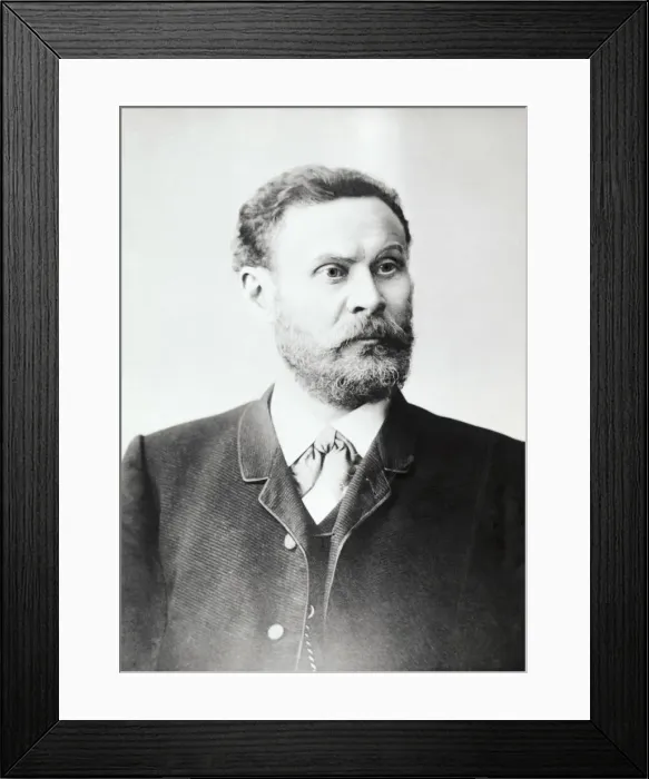 Framed Print : Otto Lilienthal Pioneer Glider Pilot Portrait 1848-1896 Framed Print : Otto Lilienthal Pioneer Glider Pilot Portrait 1848-1896