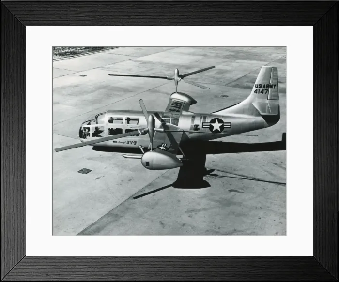 Framed Print : Bell XV-3 XH-33 Convertiplane Framed Print : Bell XV-3 XH-33 Convertiplane