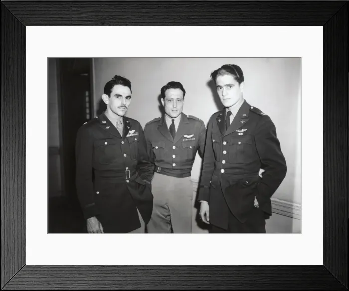 Framed Print : USAF WW2 Fighter Air Aces Credited with Destroying 12 Lu? Framed Print : USAF WW2 Fighter Air Aces Credited with Destroying 12 Lu?