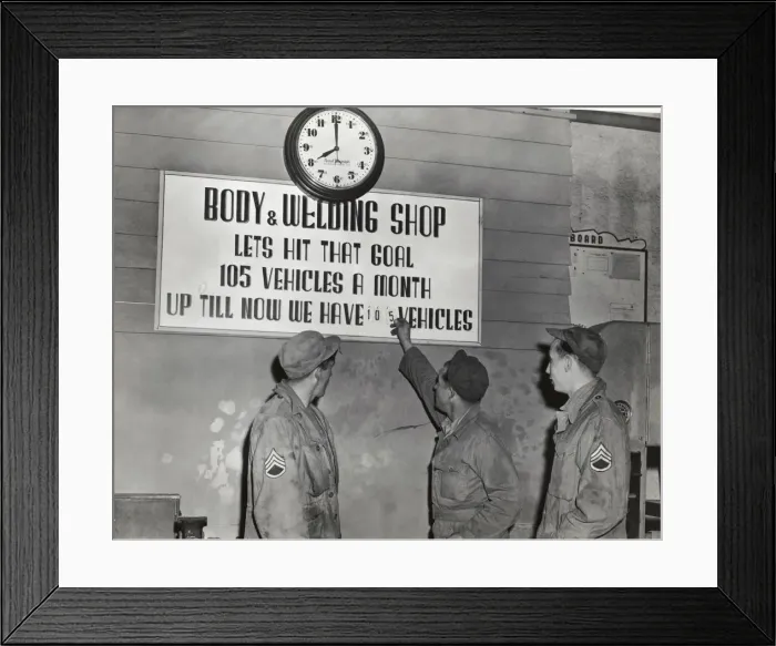 Framed Print : Three Airmen at the Goal Accomplished Sign in the Body? Framed Print : Three Airmen at the Goal Accomplished Sign in the Body?
