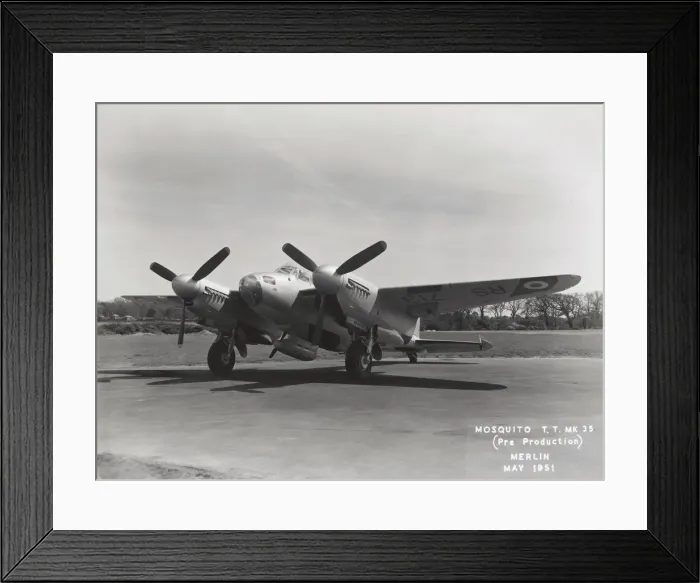 Framed Print : de Havilland DH-98 Mosquito TT-35 Framed Print : de Havilland DH-98 Mosquito TT-35